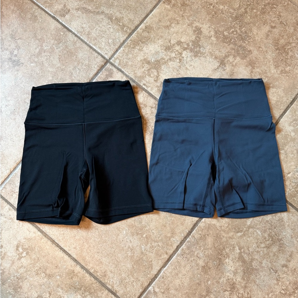 Old Navy High-Waisted StudioSmooth Biker Shorts Bundle — 6 inch inseam